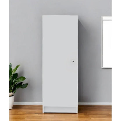 HomeRoots 47 Armoire de cuisine ou de rangement en bois blanc - 16,9' X '47,4' X '12,3