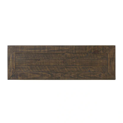 The Gray Barn Downington Table console de canapé à 2 tiroirs en bois massif