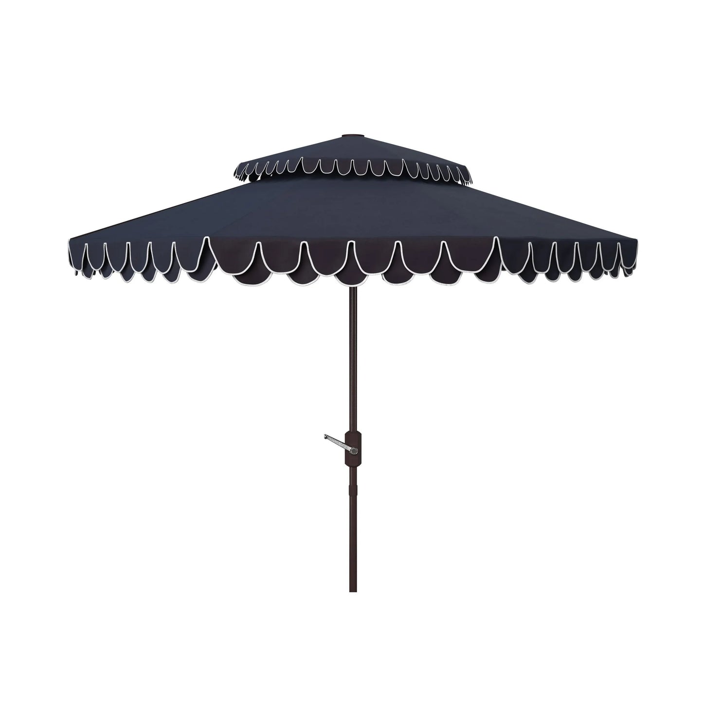 Parasol double-toit d'extérieur Kjerstin Valance 2,74 m