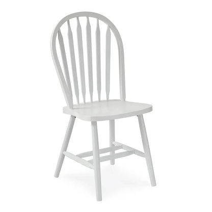 Chaise de salle à manger Windsor Arrowback en bois massif
