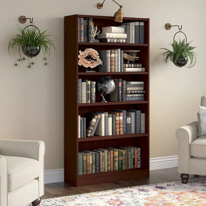 Bibliothèque haute à 5 étagères Universal de Bush Furniture