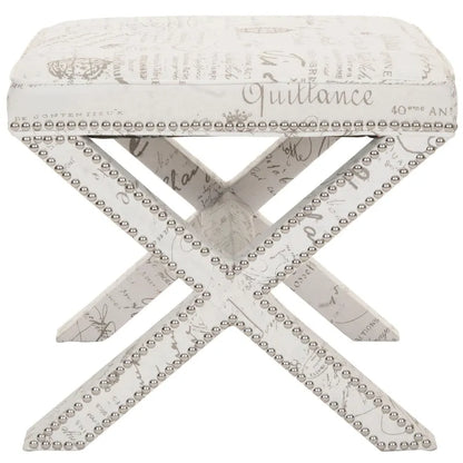 SAFAVIEH Shavonne Ottoman banc en X