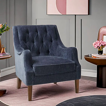Fauteuil d'appoint capitonné moderne