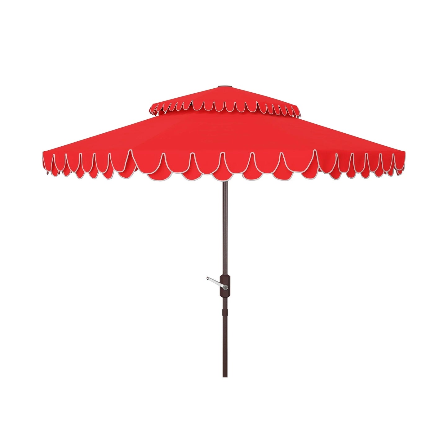Parasol double-toit d'extérieur Kjerstin Valance 2,74 m