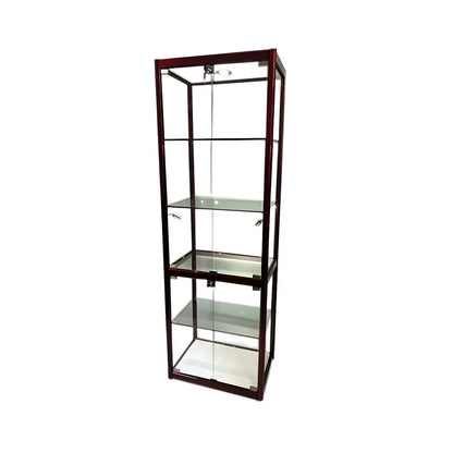 Vitrine rectangulaire contemporaine en verre noir