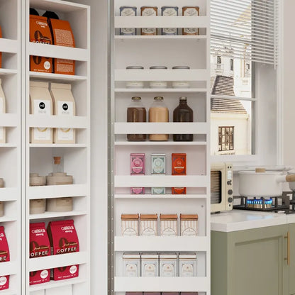 Organisateur de cuisine polyvalent : Meuble compact de 80 cm avec rangement intelligent