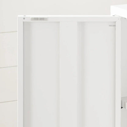 Armoire de rangement métallique à 2 portes avec étagères réglables