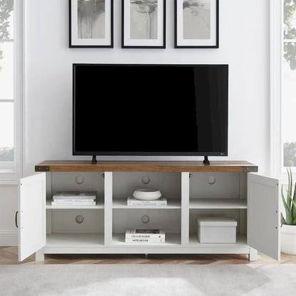 Meuble TV avec porte de grange Middlebrook Firebranch 58 pouces