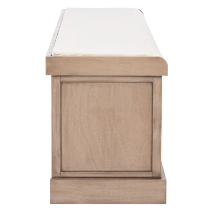 Banc de rangement SAFAVIEH Fiorello 3 tiroirs avec coussin - 47,3 L x 15 P x 19 H - 47Lx15Px19H