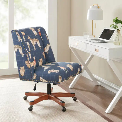 Chaise de bureau pivotante Violet