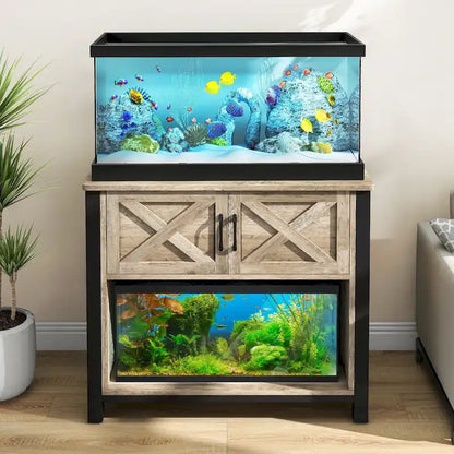 Meuble de support pour aquarium de 150-190 litres avec prises de courant