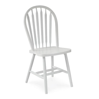 Chaise de salle à manger Windsor Arrowback en bois massif