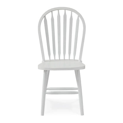 Chaise de salle à manger Windsor Arrowback en bois massif