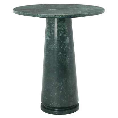 Table d'appoint ronde haute en marbre SAFAVIEH Couture Ghicu - 56 cm L x 53 cm P x 61 cm H - 21Wx21Dx24H