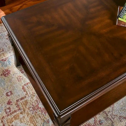 Table basse d'appoint en bois massif